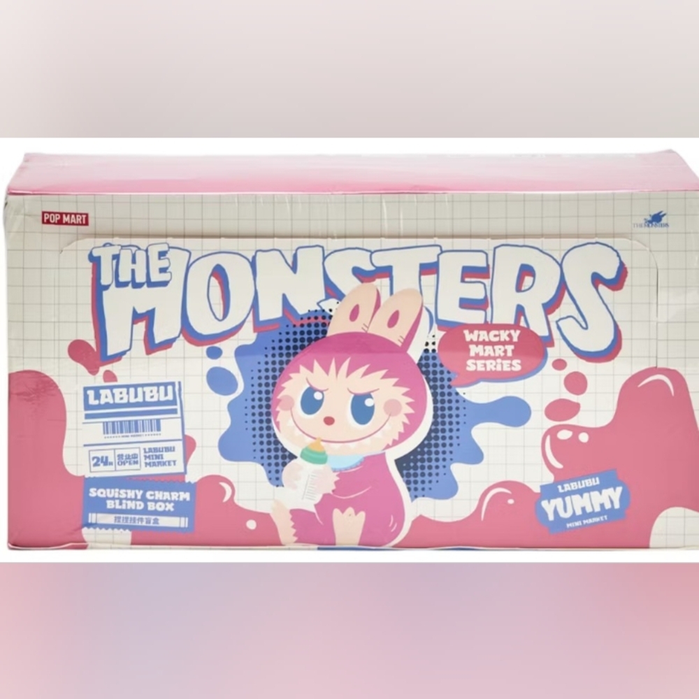 The Monsters Wacky Mart Squishy Charm Blind Box Case